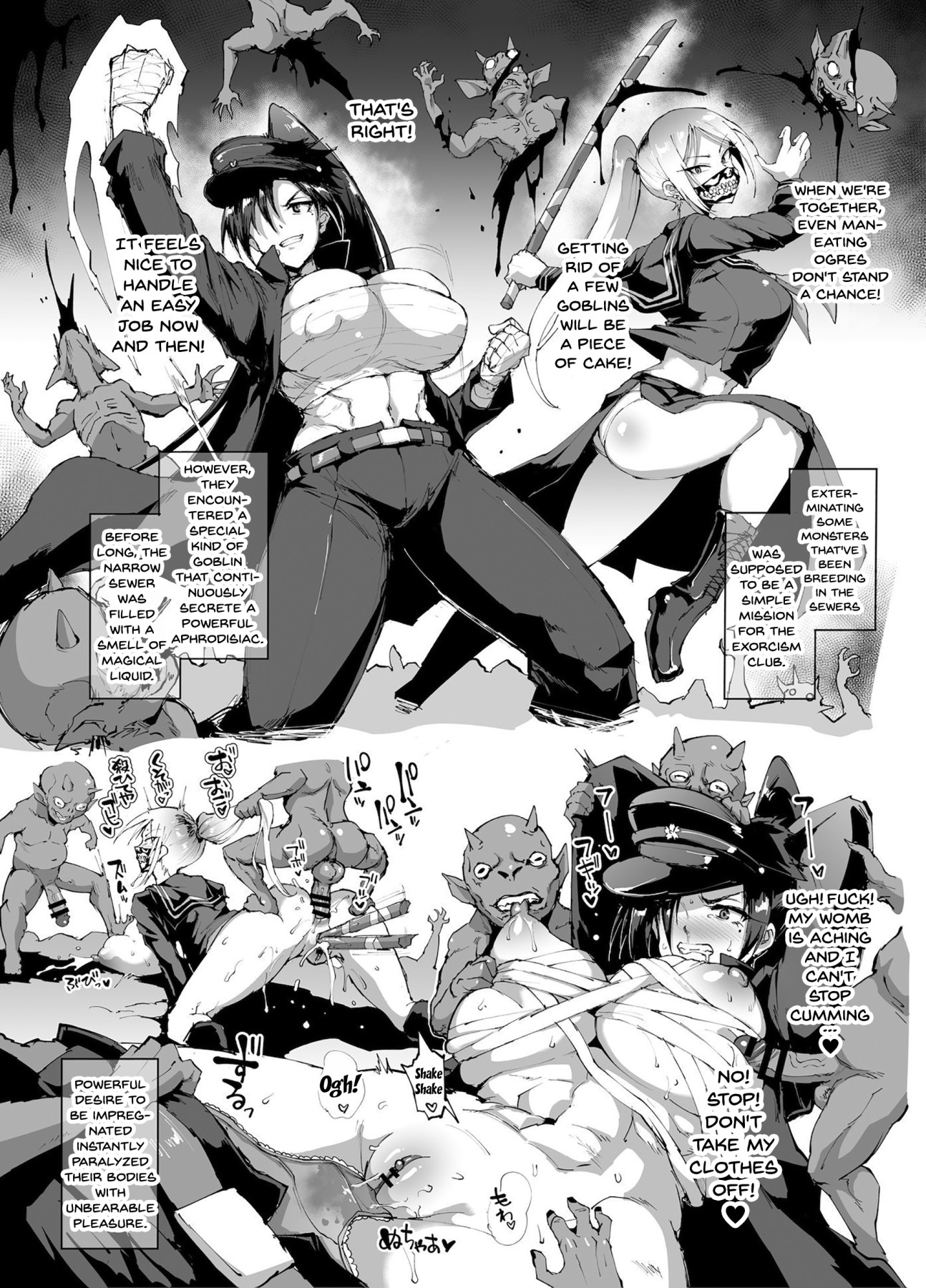 Hentai Manga Comic-Exorcism Club For Black-Haired Girls With Ponytails-Read-63
